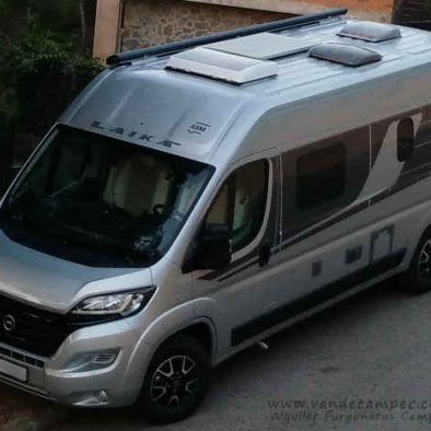 campervan vista superior
