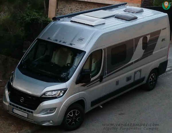 campervan vista superior