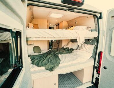 literas posteriores camper Clever Vario Kids de alquiler en Van de Camper